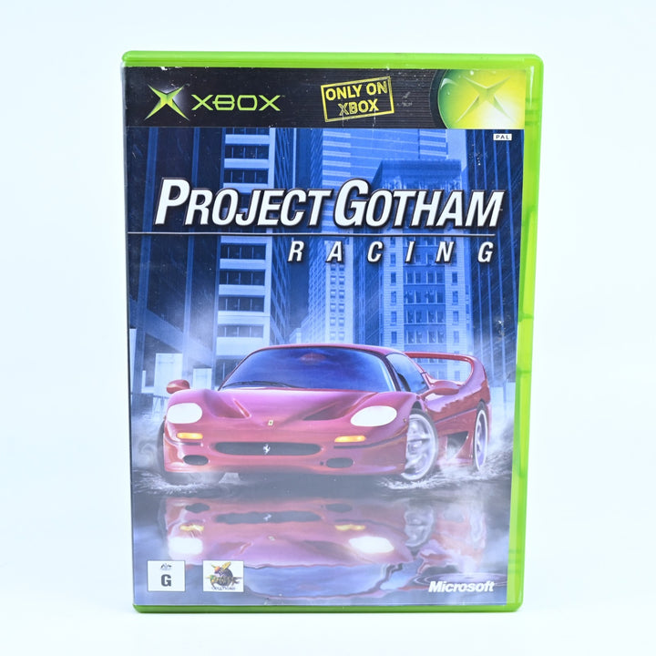 Project Gotham Racing - Original Xbox Game + Manual - PAL - MINT DISC!