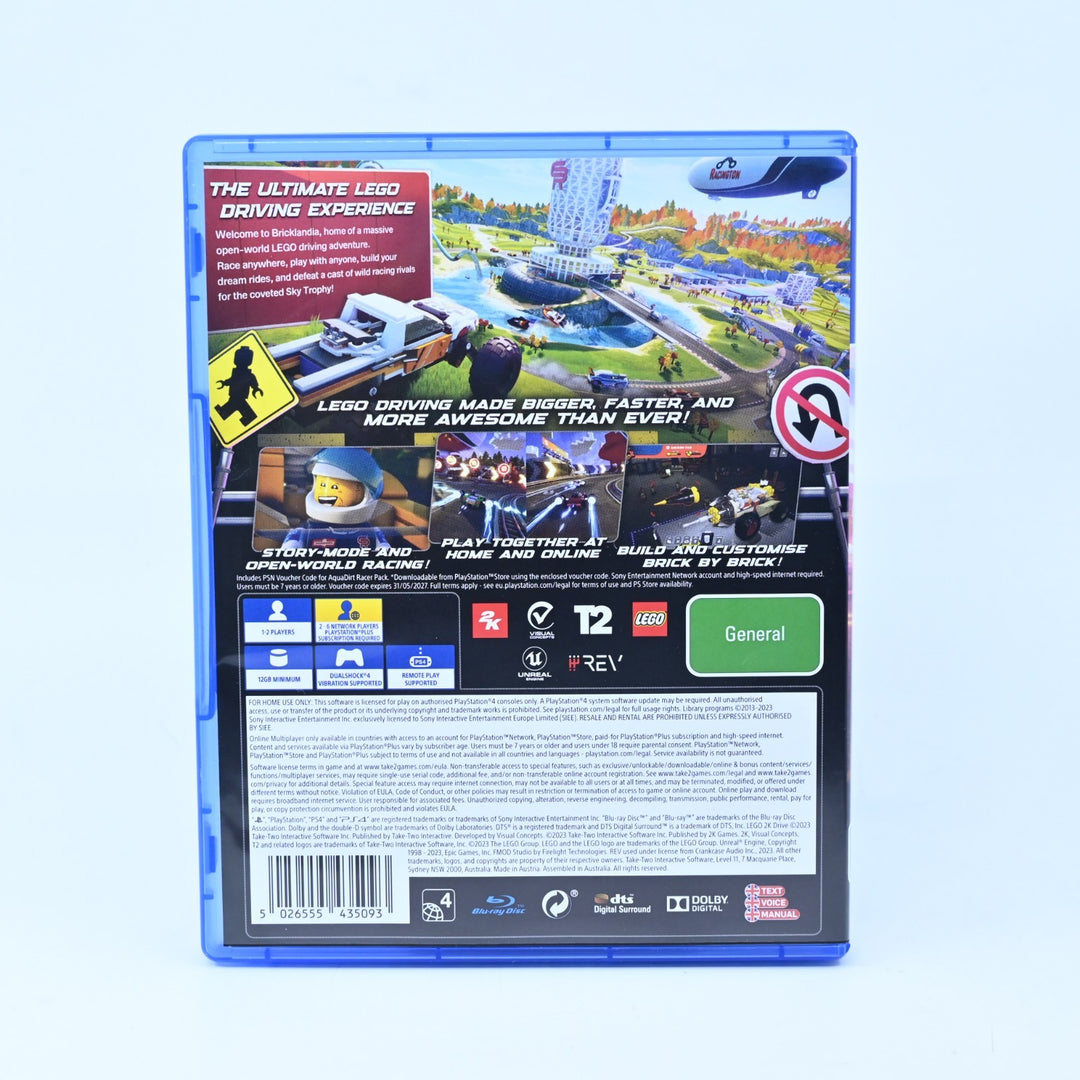 Lego 2KDrive - Sony Playstation 4 / PS4 Game + Sealed Lego Car -  MINT DISC!