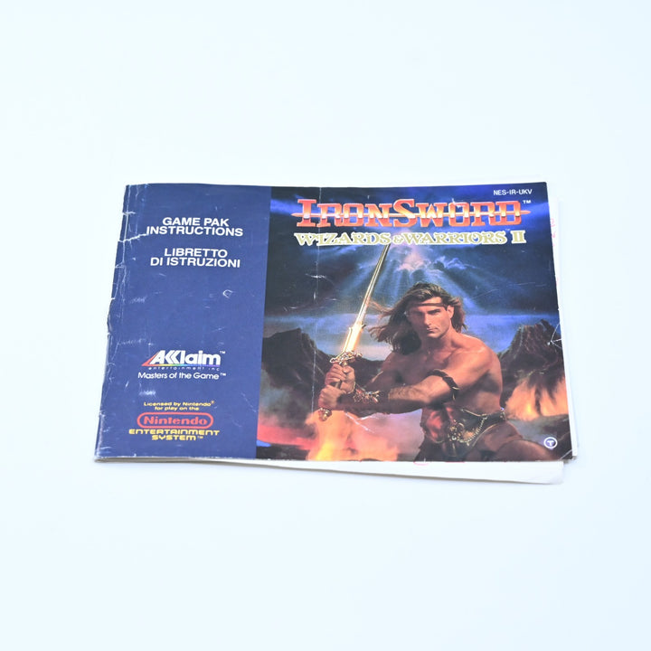 Iron Sword: Wizards &amp; Warriors II - NES Boxed Game - PAL - FREE POST!