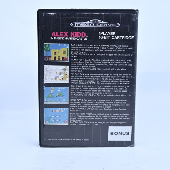 Alex Kidd in the Enchanted Castle - Sega Mega Drive Game + Manual - PAL