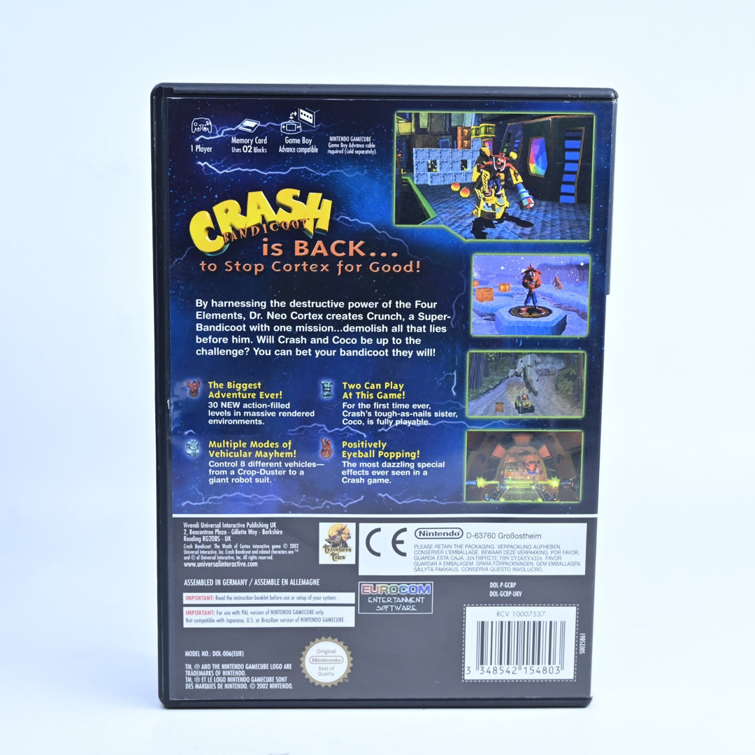 Crash Bandicoot: The Wrath of Cortex - Nintendo Gamecube Game + Manual - PAL