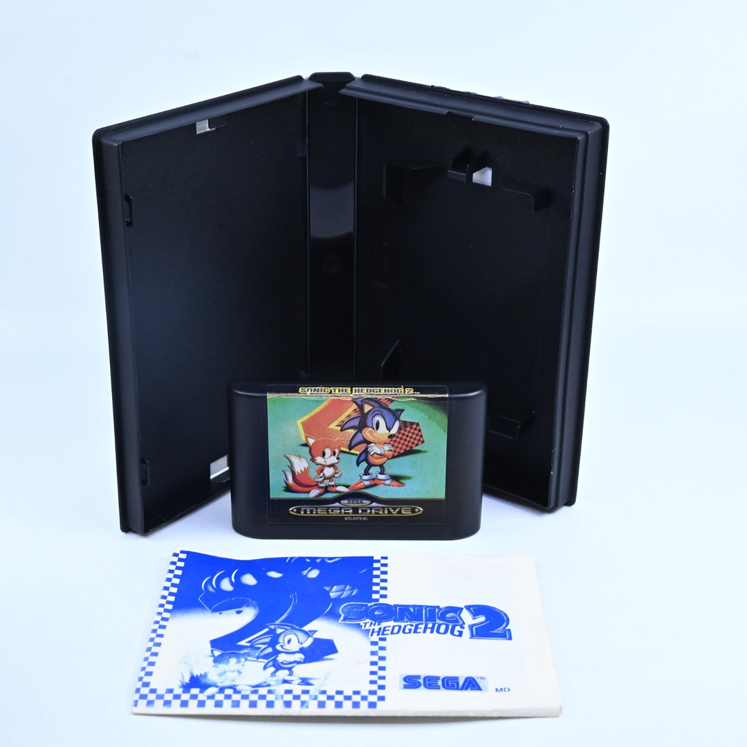 Sonic The Hedgehog 2 - Sega Mega Drive Game + Manual - PAL - FREE POST!