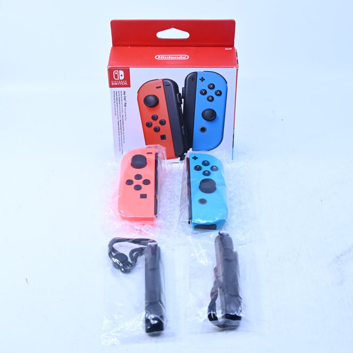 Neon Red / Neon Blue - Boxed Joy-Con Controller Pair - Switch Accessory