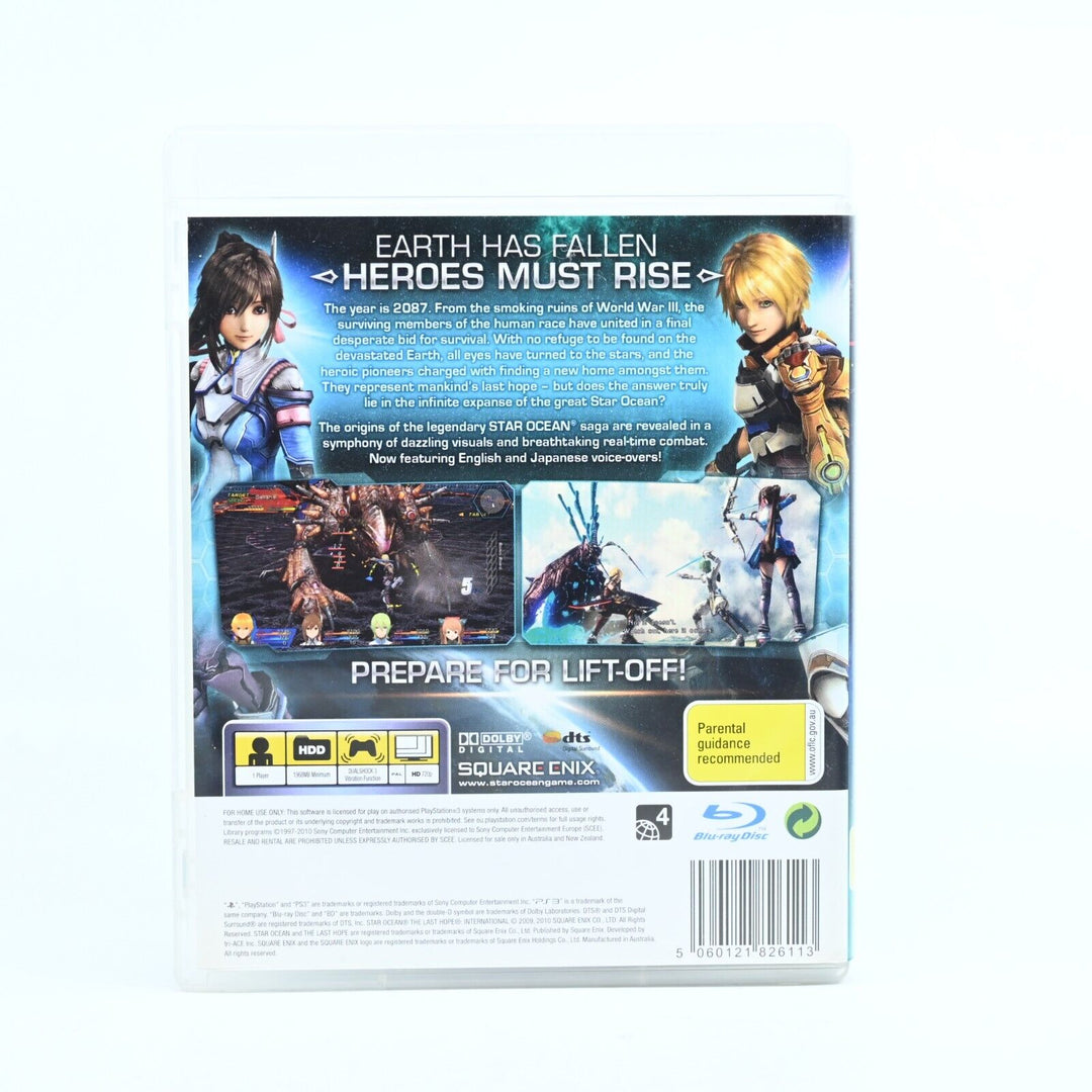 Star Ocean: The Last Hope International - Sony Playstation 3 / PS3 Game + Manual