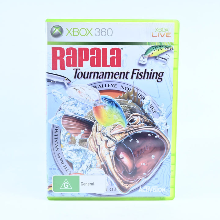 Rapala: Tournament Fishing - Xbox 360 Game + Manual - PAL - MINT DISC!
