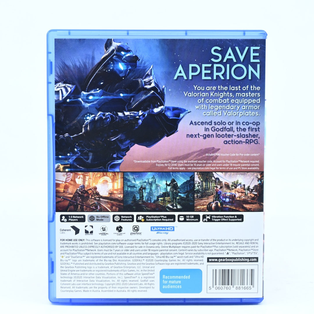 Godfall - Sony Playstation 5 / PS5 Game - FREE POST!