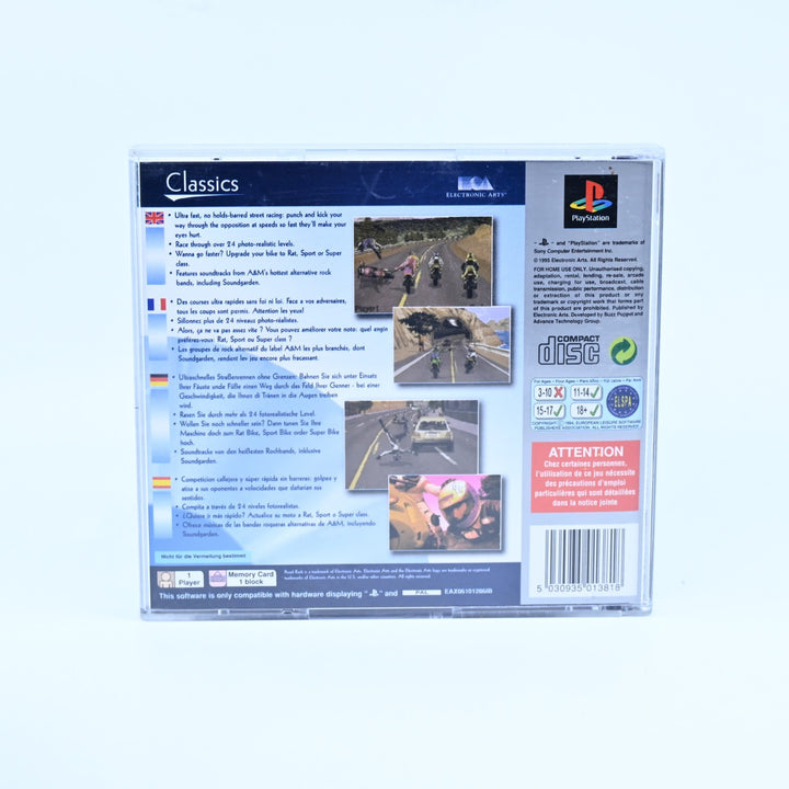 Road Rash - Sony Playstation 1 / PS1 Game + Manual - PAL - MINT DISC!