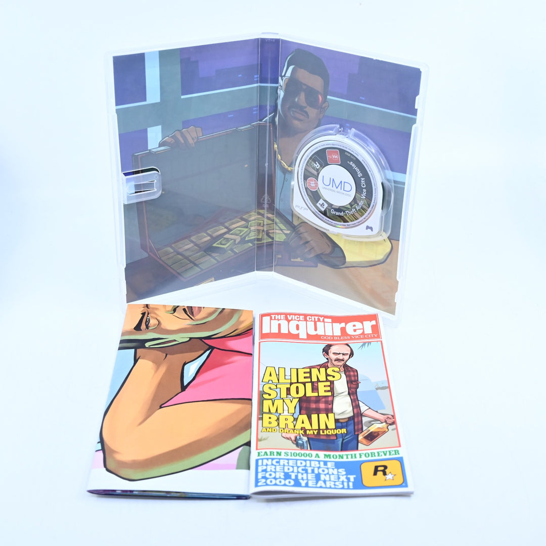 Grand Theft Auto: Vice City Stories - Sony PSP Game + Manual + Map - FREE POST!
