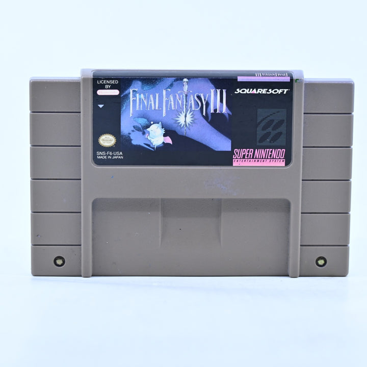 Final Fantasy III - Super Nintendo / SNES Game - NTSC-U/C - FREE POST!