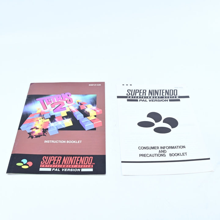 Tetris 2 - Super Nintendo / SNES Boxed Game - PAL - FREE POST!