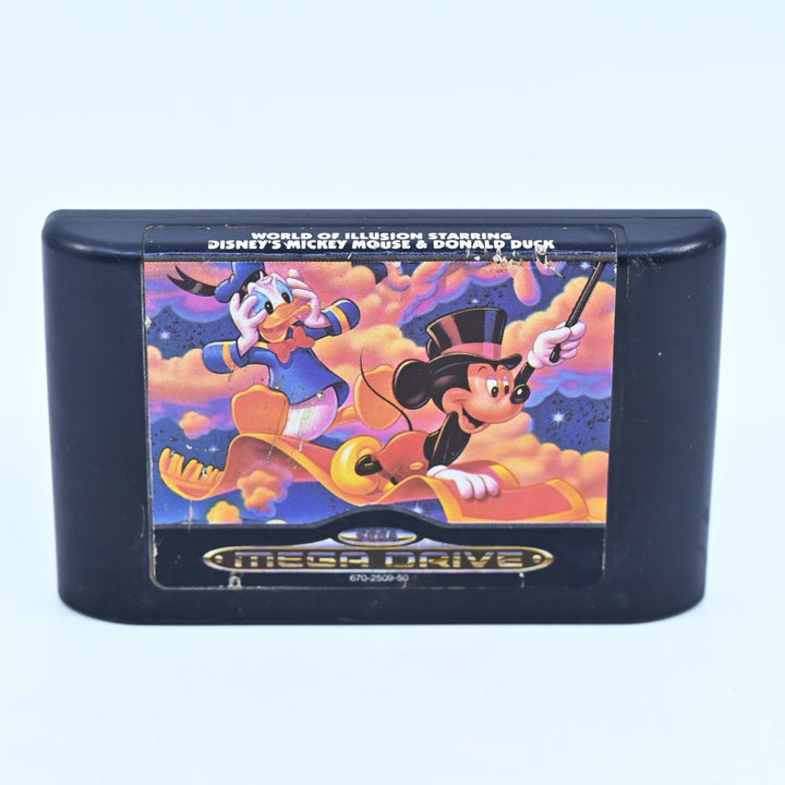 World of Illusion - Sega Mega Drive Game - Cartridge Only - PAL - FREE POST!