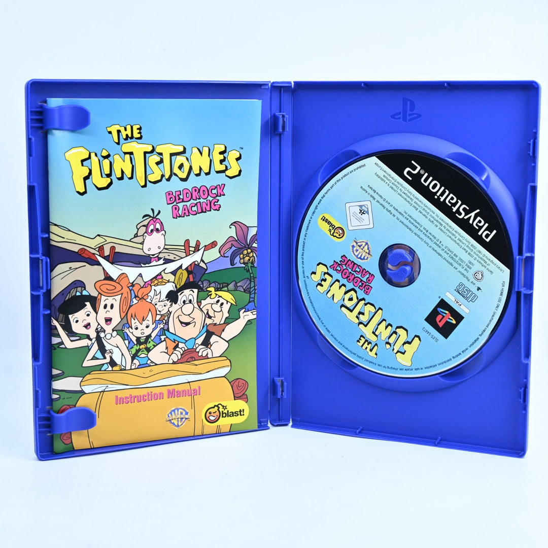 Flintstones Bedrock Racing - Sony Playstation 2 / PS2 Game + Manual - PAL
