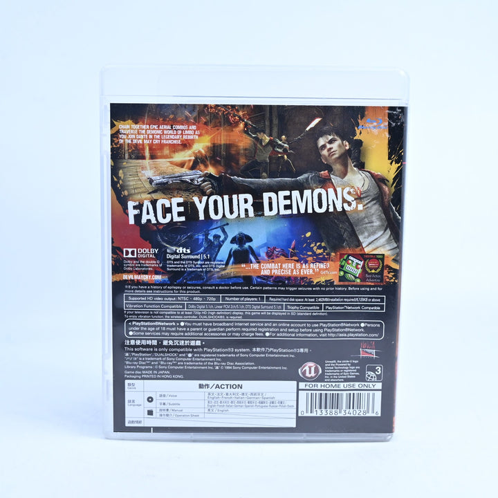 DmC: Devil May Cry - Sony Playstation 3 / PS3 Game + Manual - MINT DISC!
