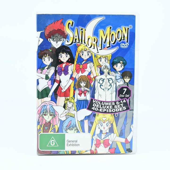 Sailor Moon - Deluxe Set Vol 8-14 - Region Free - Anime DVD - NEAR MINT DISCS!