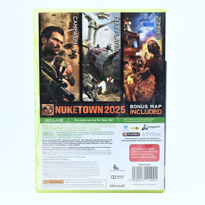 Call of Duty: Black Ops II - Xbox 360 Game - PAL - FREE POST!
