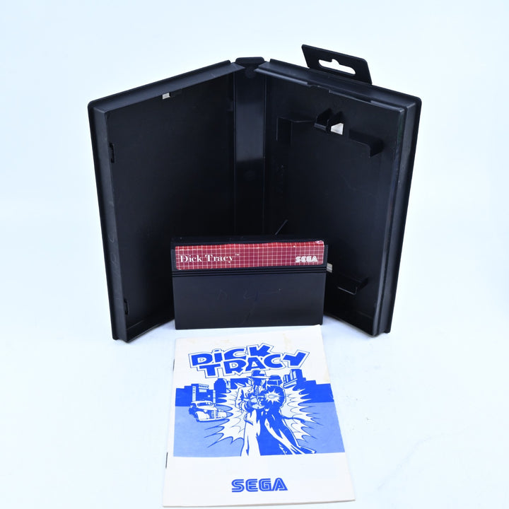 Dick Tracy - Sega Master System Game + Manual - PAL - FREE POST!