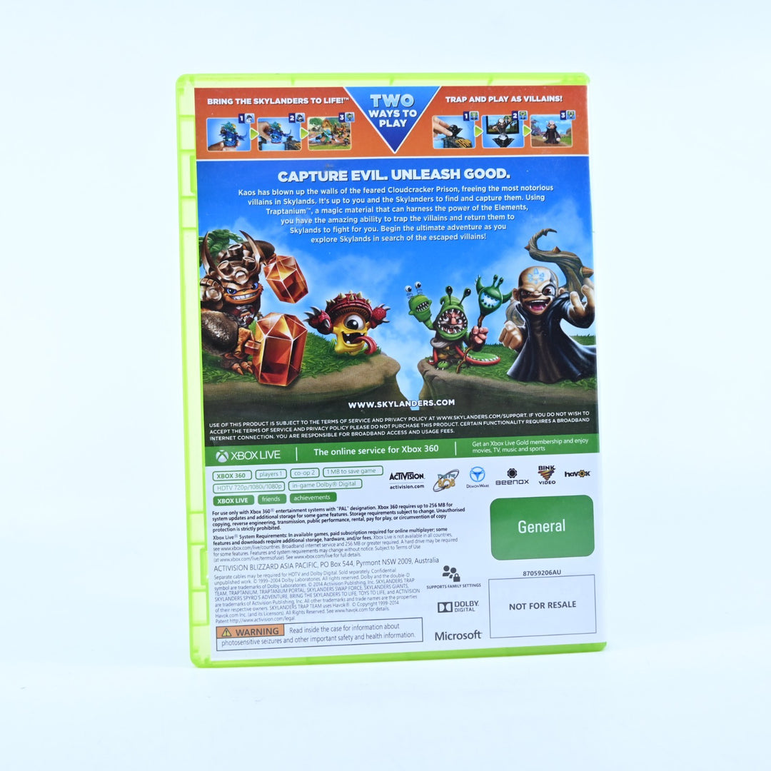 Skylanders Trap Team - Xbox 360 Game - PAL - MINT DISC!