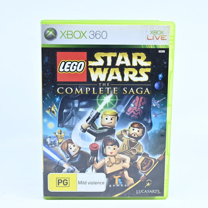 LEGO Star Wars The Complete Saga - Xbox 360 Game + Manual - PAL - MINT DISC!