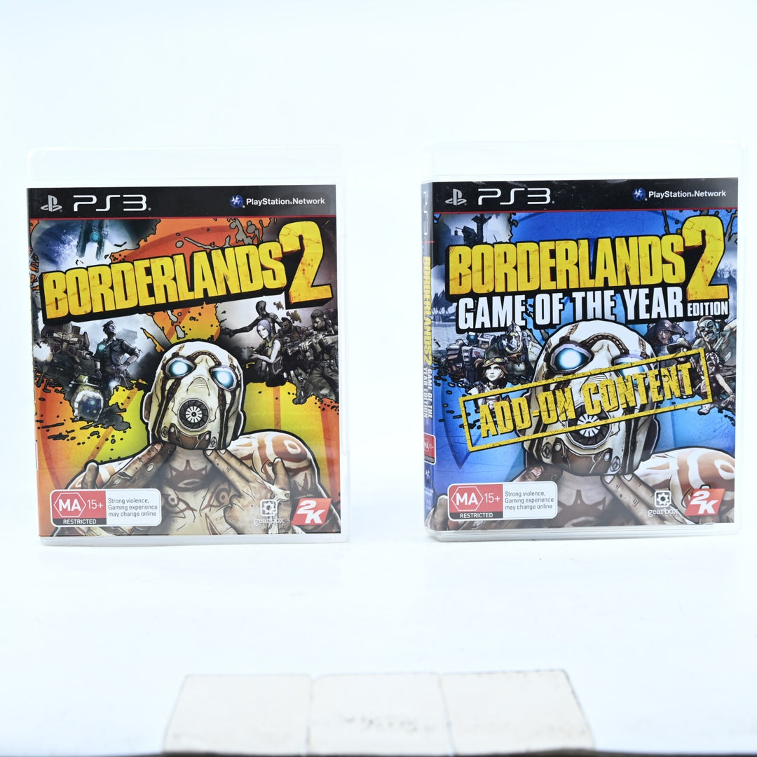 Borderlands 2: Game of the Year Edition - Sony Playstation 3 / PS3 Game + Manual