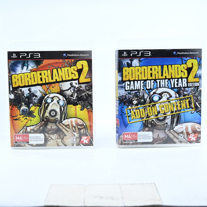 Borderlands 2: Game of the Year Edition - Sony Playstation 3 / PS3 Game + Manual
