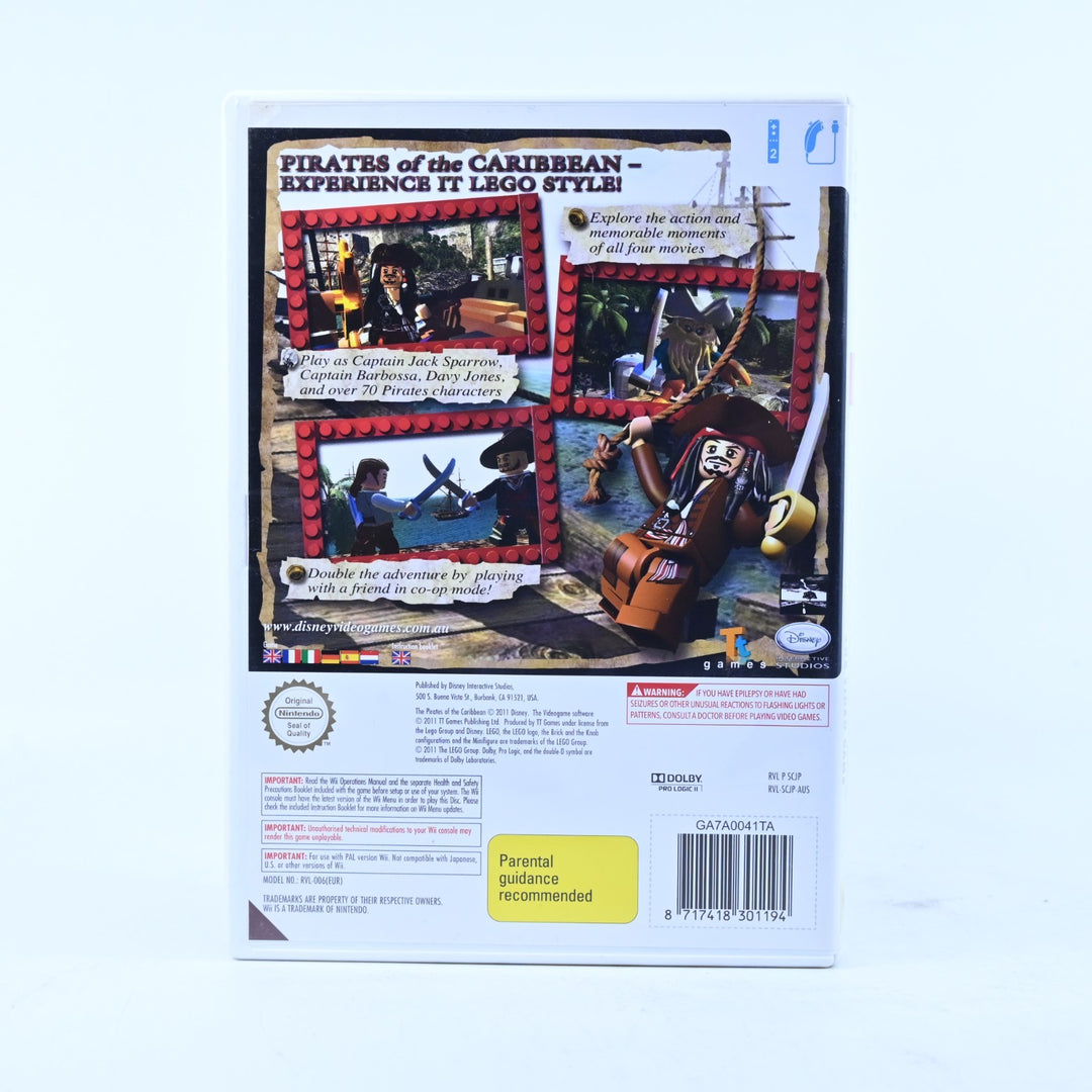 LEGO Pirates of the Caribbean - Nintendo Wii Game + Manual - PAL - MINT DISC!