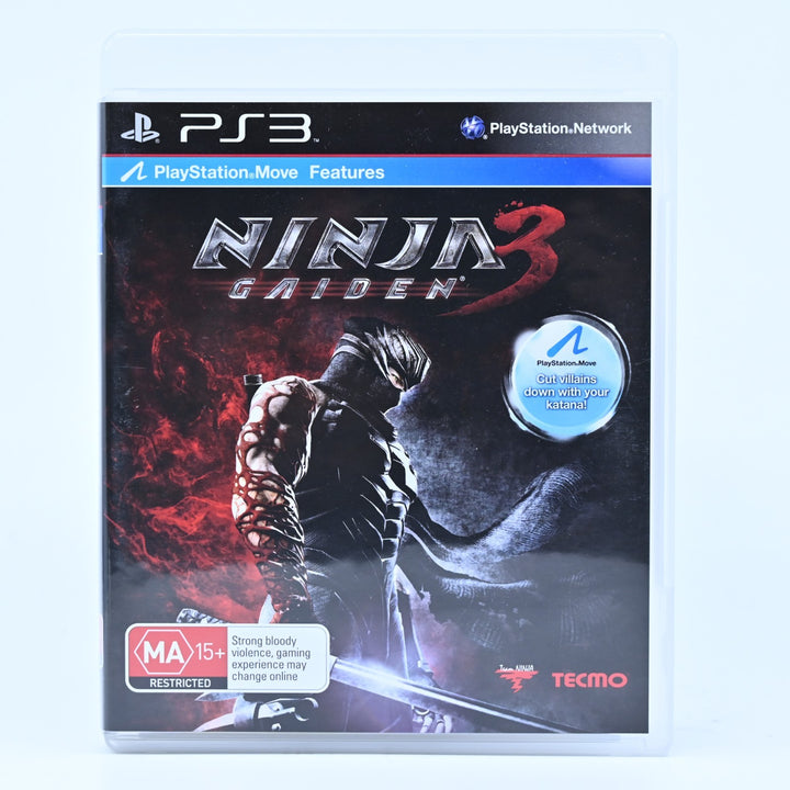 Ninja Gaiden 3 - Sony Playstation 3 / PS3 Game + Manual - FREE POST!