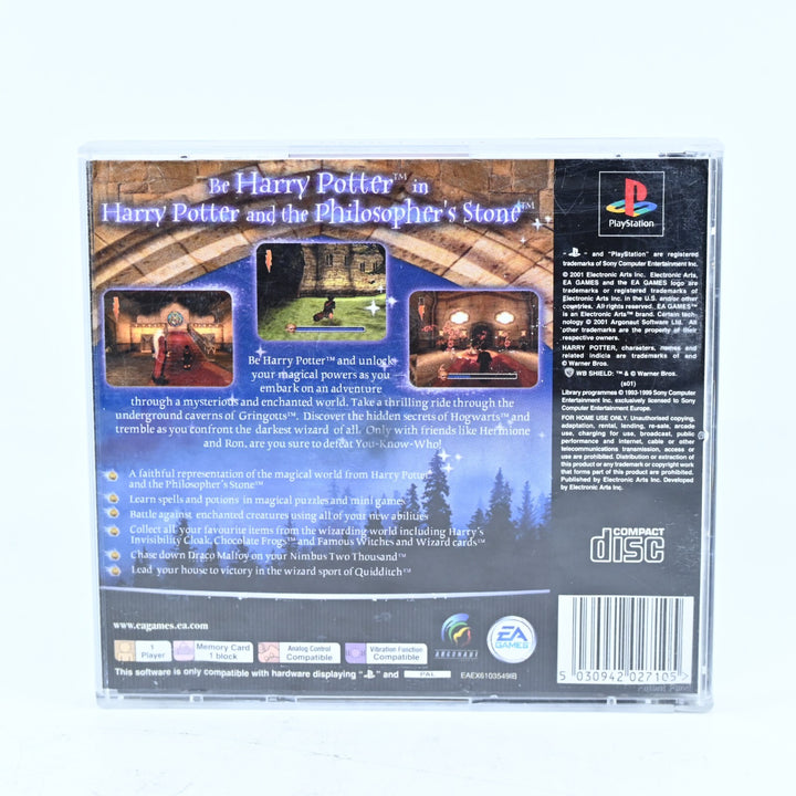 Harry Potter and the Philosopher's Stone + Manual - Sony Playstation 1 /PS1 Game