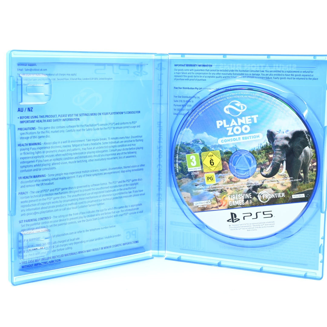 Planet Zoo: Console Edition - Sony Playstation 5 / PS5 Game - FREE POST!