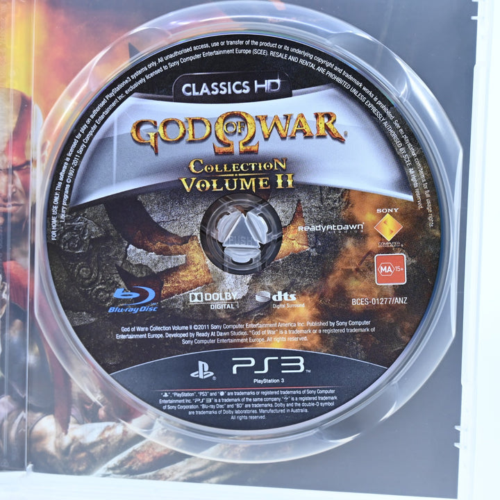 God of War Collection Volume II - Sony Playstation 3 / PS3 Game + Manual