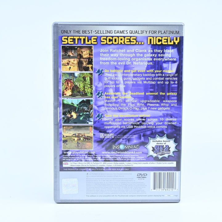 Ratchet & Clank 3: Up Your Arsenal - PS2 Game + Manual - PAL