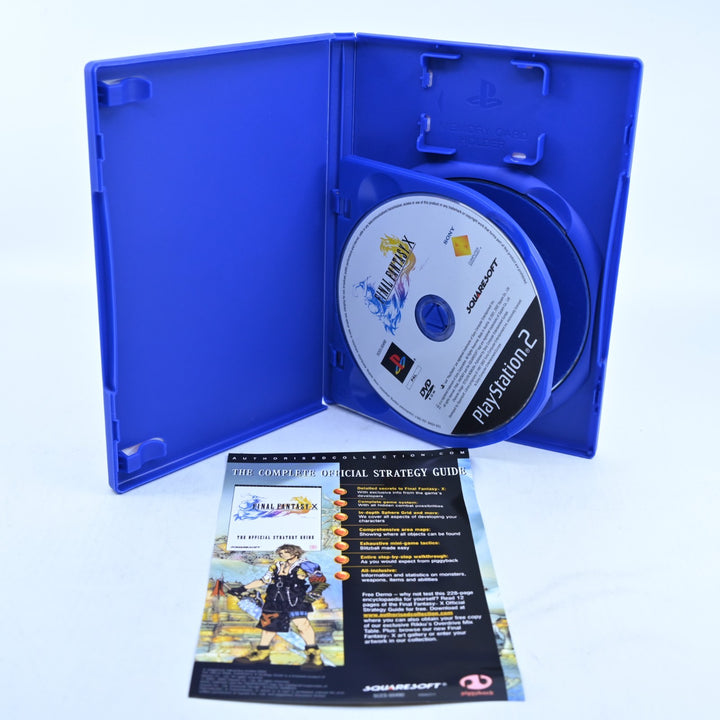 Final Fantasy X - Sony Playstation 2 / PS2 Game + DVD - No Manual - MINT DISC
