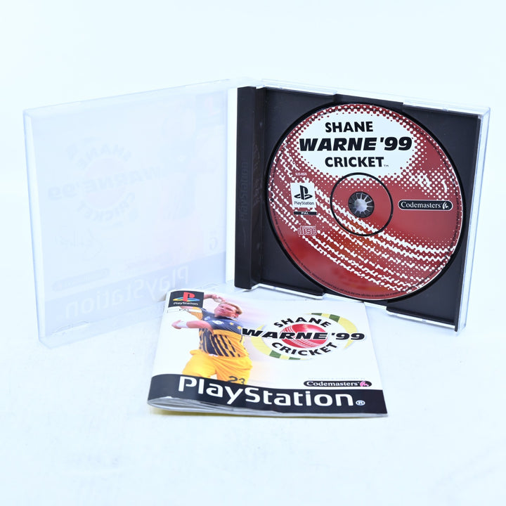 Shane Warne Cricket '99 - Sony Playstation 1 / PS1 Game + Manual - PAL