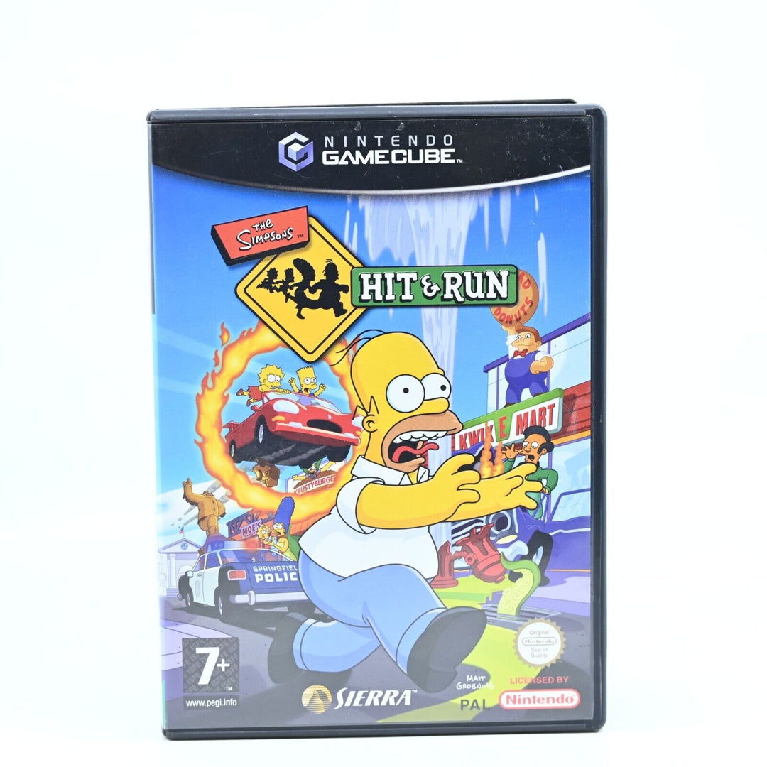 The Simpsons: Hit & Run - Nintendo Gamecube Game + Manual - PAL - FREE POST!