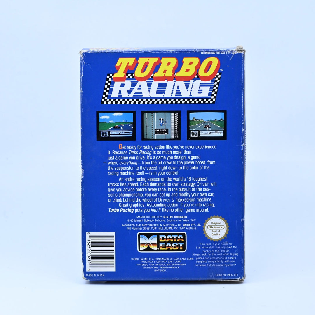 Turbo Racing - Nintendo Entertainment System / NES Boxed Game - PAL - FREE POST!