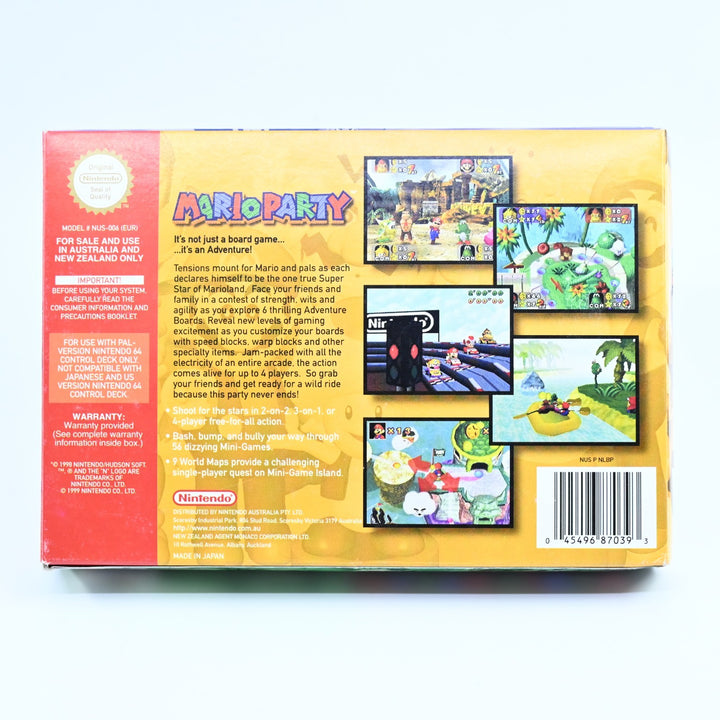 Mario Party - N64 / Nintendo 64 Boxed Game - PAL - FREE POST!