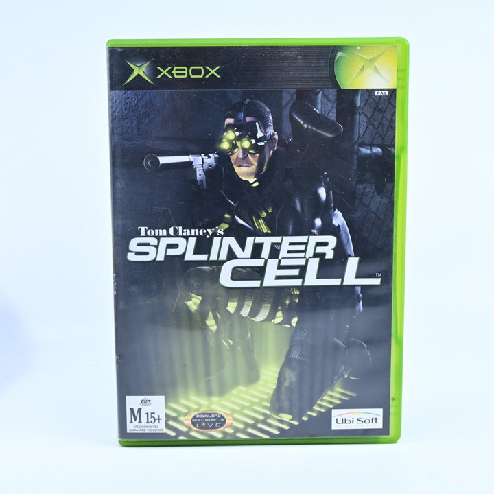 Tom Clancy's Splinter Cell - Original Xbox Game + Manual - PAL - MINT DISC!