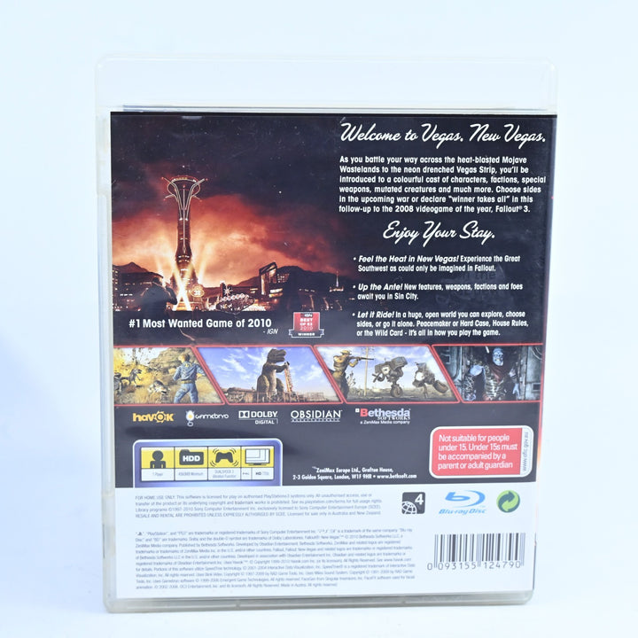 Fallout: New Vegas - Sony Playstation 3 / PS3 Game + Manual