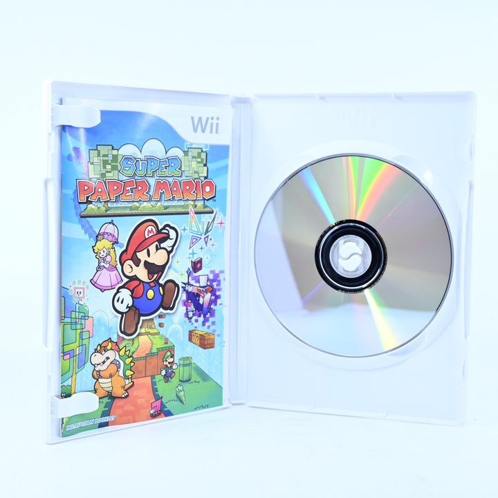 Super Paper Mario - Nintendo Wii Game + Manual - PAL - MINT DISC!