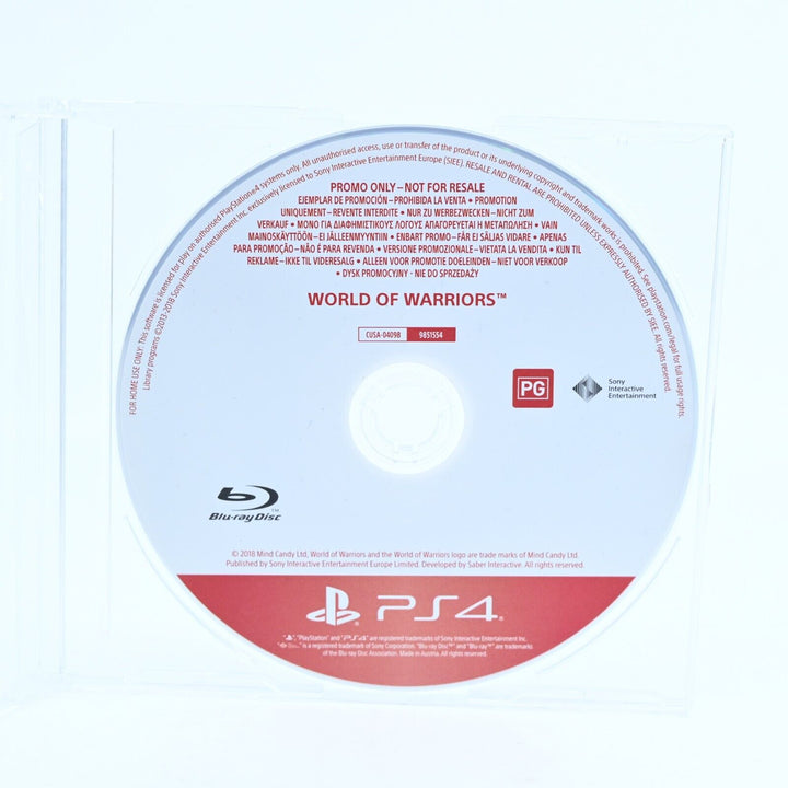 World of Warriors - Promo Disc - PS4 Game - Disc Only - MINT DISC!