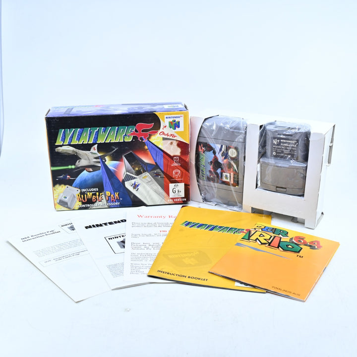 Lylat Wars - N64 / Nintendo 64 Boxed Game + Rumble Pak - PAL - FREE POST!