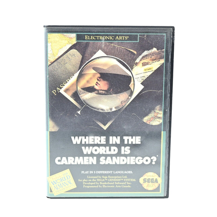 Where In The World is Carmen Sandiego - Sega Mega Drive Game - PAL - No Manual