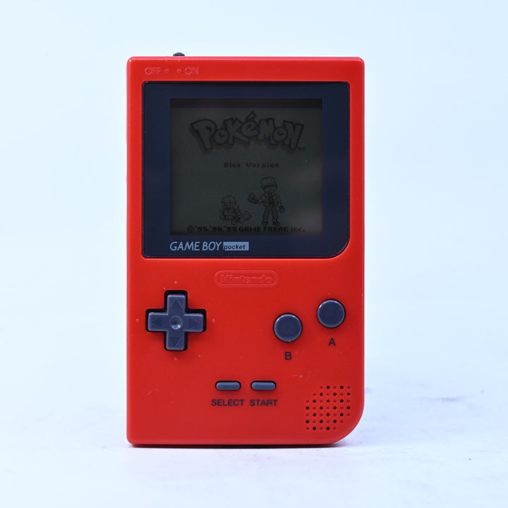 Red Nintendo Gameboy Pocket Console - MGB-001 - FREE POST!