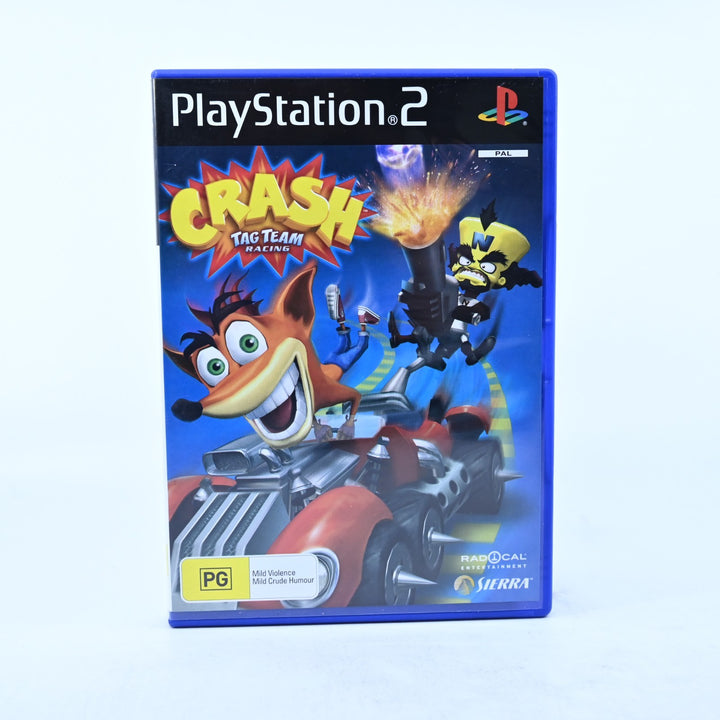 Crash Tag Team Racing - Sony Playstation 2 / PS2 Game + Manual - PAL