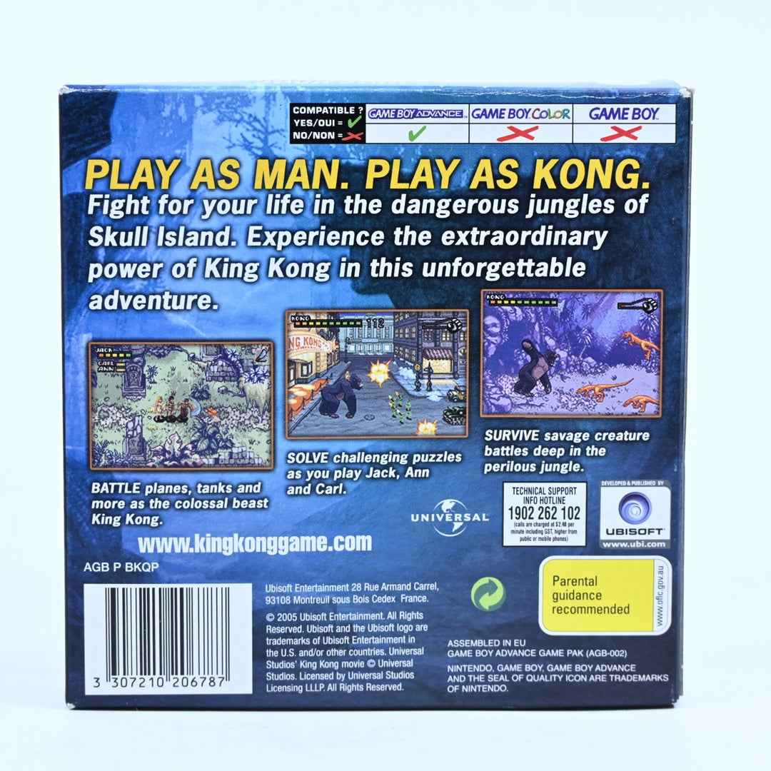 King Kong: The Official Game of the Movie - Gameboy Advance / GBA Boxed Game