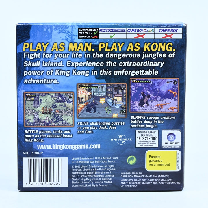 King Kong: The Official Game of the Movie - Gameboy Advance / GBA Boxed Game