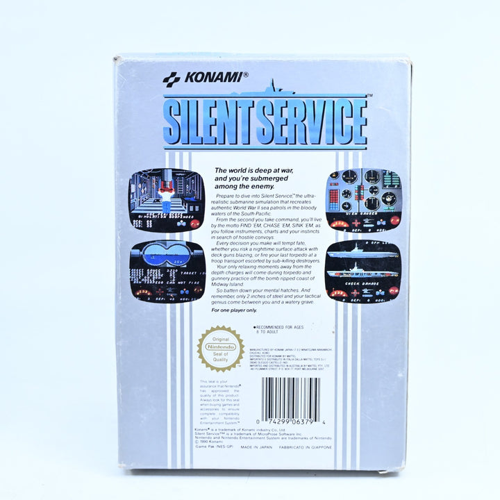 Silent Service - Nintendo Entertainment System / NES Boxed Game - PAL