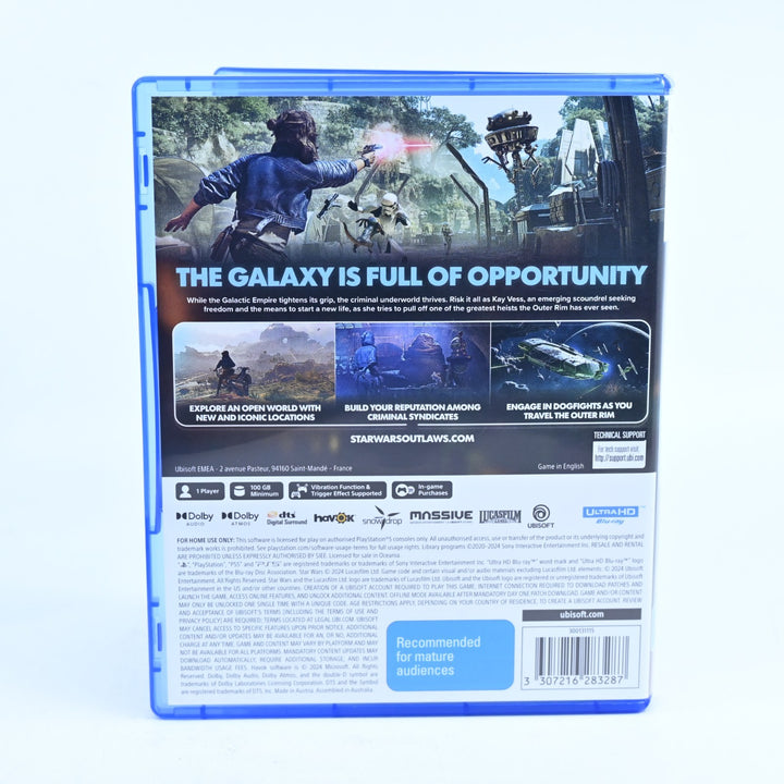 Star Wars: Outlaws - Sony Playstation 5 / PS5 Game - MINT DISC!