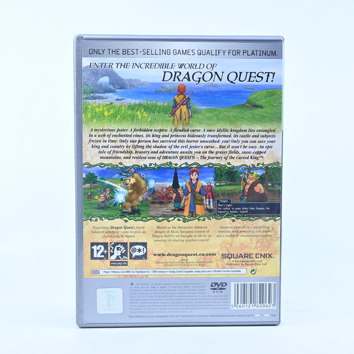 Dragon Quest - The Journey of the Cursed King - PS2 Game - No Manual - PAL