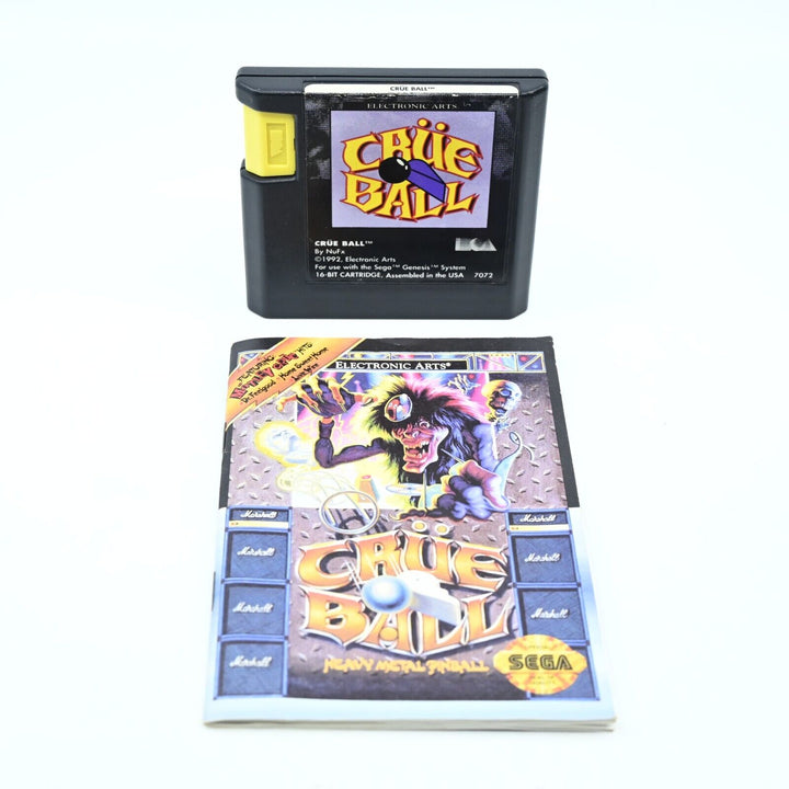 Crue ball - Sega Genesis Game / Sega Mega Drive Game - NTSC - FREE POST!