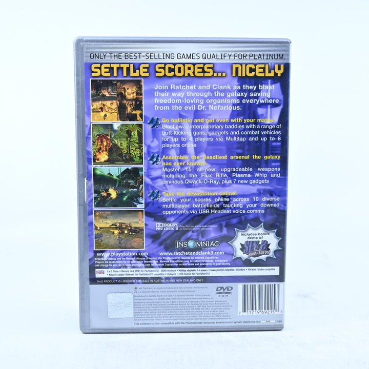 Ratchet & Clank 3: Up Your Arsenal - Sony Playstation 2 / PS2 Game + Manual